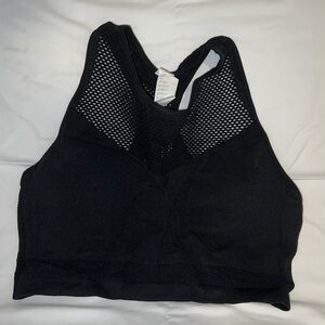 XL Black High Neckline Sports Bra by Fabletics